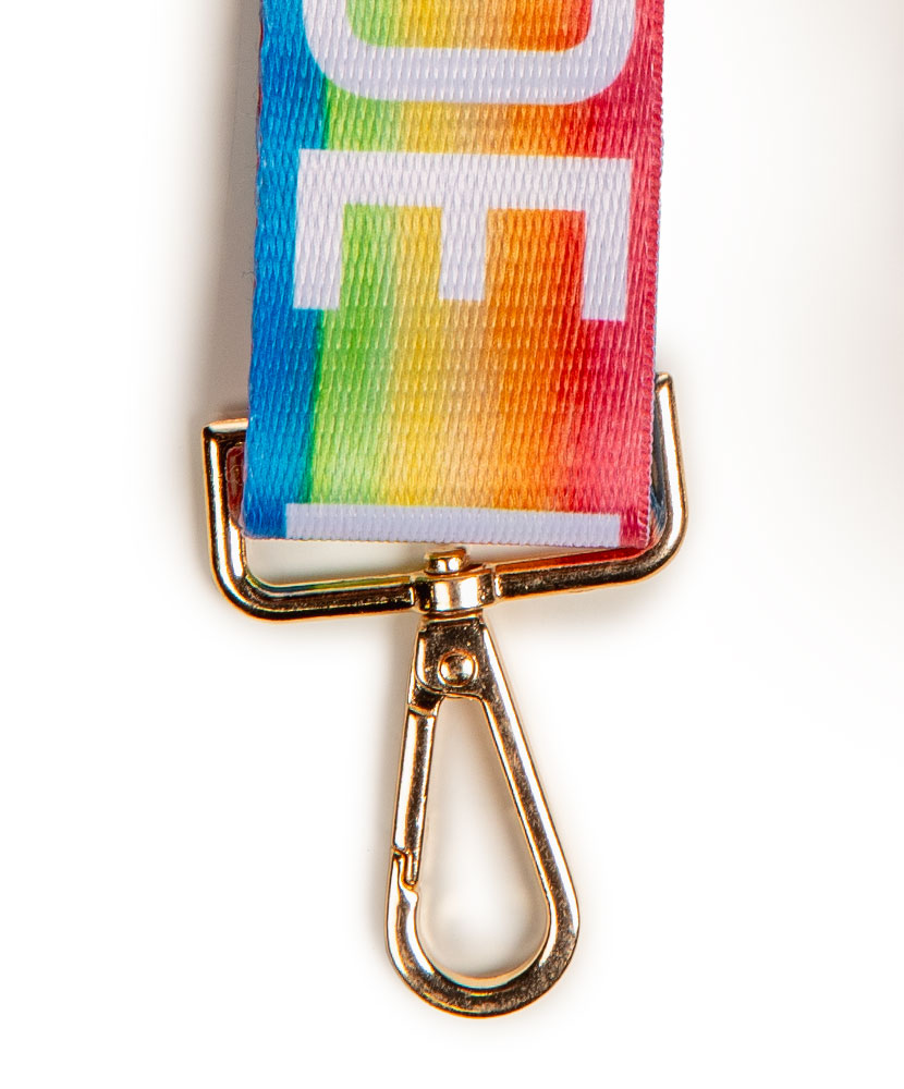 I Love St. Jude Rainbow Adjustable Bag Strap